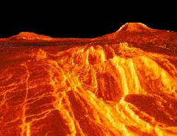 Vulk�nok a V�nuszon (fot�: NASA)