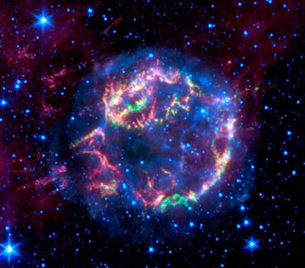 Forr�s: NASA/JPL-Caltech/L. Rudnick (Univ. of Minn.)
