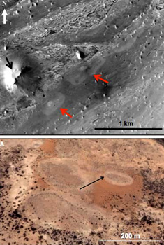 Forrás: NASA, MRO, HiRISE, Oehler